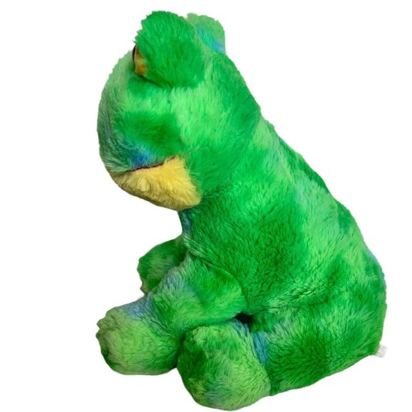 Dan Dee Collectors Choice Frog Plush 13” Green Blue Stuffed Animal Toy - Picture 7 of 10